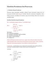 Maybe you would like to learn more about one of these? Elastisitas Permintaan Pertemuan 2 A
