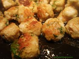 Italian American Shrimp Balls Alla Little Charlies Clam Bar Nyc Shrimp Balls Italian American Food Shrimp