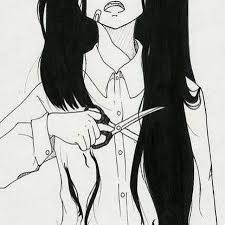 Black And White Anime Pictures Sad Pin On Abab