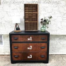 Get 5% in rewards with club o! Handsome Numbered Dresser In Gel Stain Lamp Black General Finishes Design Center