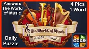 Maybe you would like to learn more about one of these? 4 Pics 1 Word The World Of Music Answers Daily Puzzle Daily Bonus Puzzle January 2021 Youtube