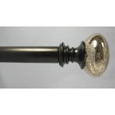 Uh oh, something went wrong. Home Decorators Collection 72 In 144 In 1 In Sepia Mercury Glass Single Rod Set In Bronze 29 4605 33 The Home Depot