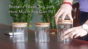 Check spelling or type a new query. Small Glass Tea Storage Container Airtight Jar With Bamboo Lid Teasenz