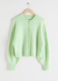 Oversized Ribbed Crewneck Cardigan Clothes Rib Knit Cardigan Aesthetic Clothes