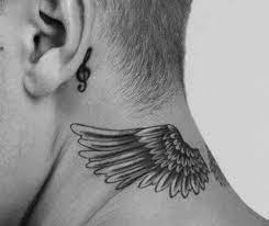 Steve On Twitter Back Of Neck Tattoo Men Behind Neck Tattoo Justin Bieber Wings Tattoo