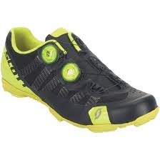 Scott Mtb Rc Ultimate Shoe Matt Black Gloss Neon Yellow