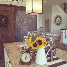 49 Beautiful Farmhouse Decor Ideas For Summer Matchness Com Sunflower Kitchen Decor Farmhouse Kitchen Decor Country House Decor