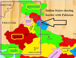 The two states have since gone through further reorganization: Which States Of India Share Boundaries With Pakistan