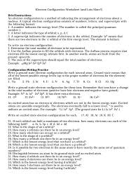 The easiest and most reliable technique for writing electron configurations is to use the periodic table as your guide. Electron Configuration Worksheet And Lots More Electrons Practice Budget Free Printable Catholic Preschool Simple Income Expense Sheet 3rd Grade Addition Subtraction Tongue Kindergarten Nursery Assessment Calamityjanetheshow