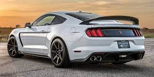 Hennessey S Supercharged Shelby Mustang Gt350 R Sounds Seriously Brutal Ford Mustang Gt500 Mustang Shelby Ford Mustang Shelby Gt500