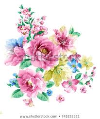 Paint the big leaf in front by using a brushstroke that tapers off at the edges. Pin By Rosario Berdugo Romero On Flowers Flower Art Flower Painting Digital Flowers
