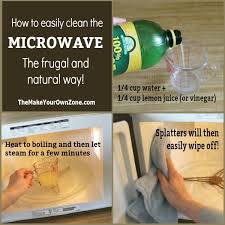 How to clean microwave with water. Homemade Microwave Cleaner The Make Your Own Zone