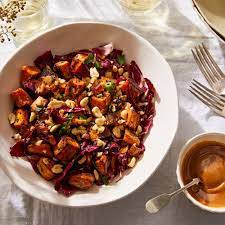 Spiced Peanut Sweet Potato Salad From Deliciously Ella Recipe On Food52 Recipe Deliciously Ella Recipes Salad With Sweet Potato Recipes