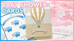 3 Adorable Diy Baby Shower Card Ideas Handmade Baby Cards Youtube
