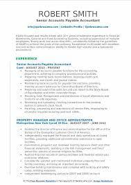 See detailed job requirements, compensation, duration, employer your next job starts right here. Senior Accounts Payable Job Description Resume June 2021