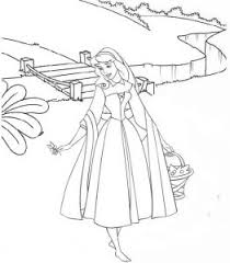 Coloring pages » disney princess aurora. Wonderful Princess Aurora Coloring Page Online Mitraland