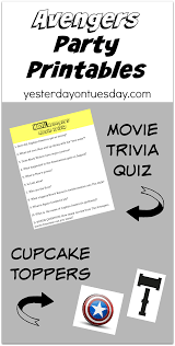 Buzzfeed editor keep up with the latest daily buzz with the buzzfeed daily newsletter! Fun Avengers Party Printables Including A Movie Trivia Quiz And Cupcake Toppers Avengers Party Marvel Birthday Party Marvel Party