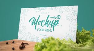 Horizontal Food Menu Free Mockup Free Mockup Free Food Mockup Free Download