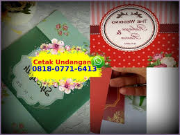 Kartu Undangan Surabaya 0818 0771 6413 Whatsapp Book Cover Art
