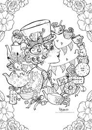 Alice falling down the rabbit hole. Pin By Valerie Hartshorn On Kid Crafts Disney Coloring Pages Coloring Books Coloring Pages