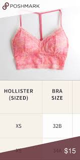 gilly hicks t back bralette extra small please refer to