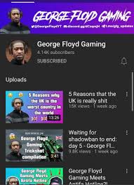 The channel appeared to be going for shock humor, using an image of the late george. Kavos On Twitter To Clarify I M Not Subbed This Isn T My Screenshot