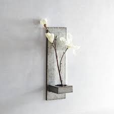 Magnolia Home Galvanized Hanging Vase Sconce Hanging Vases Magnolia Homes Candle Wall Sconces