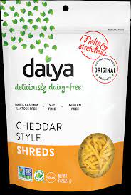 Check spelling or type a new query. Plant Based Cheddar Style Shreds Daiya Foods Deliciously Dairy Free