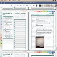 Digital Happy Planner 2020 Erin Life Monthly Planner Weekly Etsy In 2020 Digital Weekly Planner Franklin Planner Digital Planner