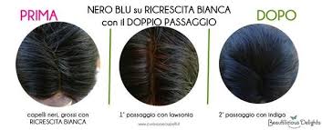I segreti per una chioma brillante. Capelli Nero Blu Nero Corvino O Nero Viola Usando Katam O Indigo Blue Black Hair Black Hair Dye Dark Purple Hair