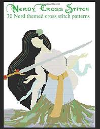 Free counted cross stitch patterns are easy to save and print out for use in creating lovely home decorations and gifts. Nerdy Cross Stitch 30 Nerd Themed Cross Stitch Patterns White Amber Amazon De Bucher