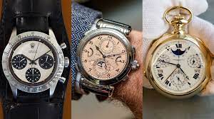 The Three Most Expensive Watches Sold At Auction Patek Rolex Bloomberg