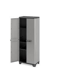 Rangement placard balai, meuble rangement balai meuble rangement balai idees de design armoire de rangement meubles salon. Armoire Haute Plastique 3 Tablettes L 68 X H 173 X P 39 Cm Castorama