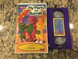 Or best offer +$2.89 shipping. My Party With Barney Friends Rare Vhs Personalized Sing Along Trinady Trinity 14 99 Picclick