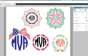 Download How To Use Svg Alphabet Sets In Silhouette Studio Monogram Tutorial Silhouette School