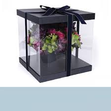 (114) £12.00 free uk delivery. Hot Sale Clear Plastic Preserved Bouquet Square Delivery Gift Packaging Box For Flowers With Ribbon Handle Buy High Quality Flower Bouquet Boxes Flower Bouquet Boxes Packaging Flowers Delivery Boxes Product On Alibaba Com