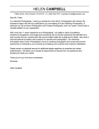 Best Senior Photographer Cover Letter Examples Livecareer