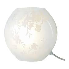 Knubbig Table Lamp With Led Bulb Cherry Blossoms White Ikea Ikea Table Lamp Lamp Ikea Lamp