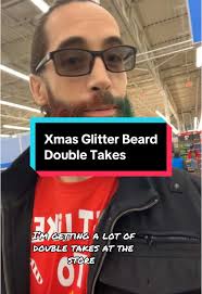 Light Ring Santa Glitter Beard