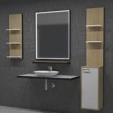 Wall Mounted Bathroom Mirror Lumen Light Top Light Gmbh Co Kg Led Illuminated Contemporary Rectangular