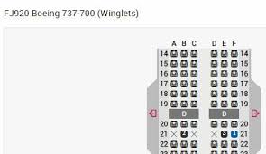 fiji airways 737 700 seating chart confusion flyertalk forums