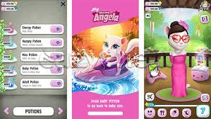My Talking Angela V1 7 1 Cheat My Talking Tom Angela Cheating