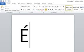 Je n'explique pas ici comment on effectue cette activation mais je peux le dire une autre fois si c'est il est tout à fait possible d'utiliser une lettre en capital comme majuscule… il faut appliquer à vous même la rigueur. Comment Mettre Un Accent A Une Majuscule E Majuscule Accent Sur Word