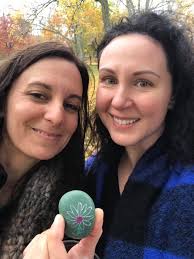 Rustic bird paperweight from a grandchild