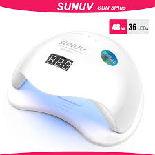 Sunuv Sun5 Plus 48w Uv Light Nail Dryer For All Gels Dual Hands 36leds Manicure Lamp Auto Sensor Bottom Nail Dryer Uv Light Nail Dryer48w Uv Aliexpress