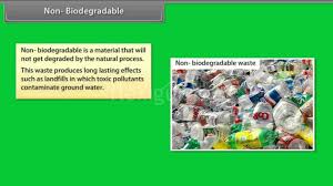 Non Biodegradable