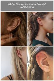 Latest Ear Piercings For Women Beautiful And Cute Ideas Piercings Ear Daith Migraine Relief Ear Piercings Helix Doub Piercings Ohr Piercings Septum Piercings