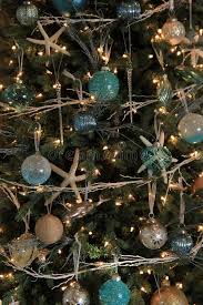 Each piece of this joy. Gorgeous Christmas Tree With Seashore Theme Of Starfish And Other Baubles Stock Image Image Of Background Decorations 115863235