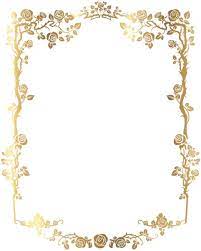 Wedding cards with floral decorative borders. Gold Foil Wedding Invitation Zazzle Com Wedding Invitations Borders Free Clip Art Invitation Frames
