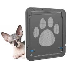 Pet Screen Door Dog Gate Cat Magnetic Cats Door Automatic Lock Rotary Lockable Indoor Safety Nets Gates Outer 16 5 X Pet Screen Door Cat Door Dog Screen Door